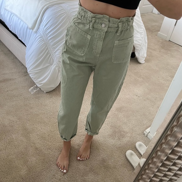 Zara | Jeans | Paper Bag Zara Jeans | Poshmark